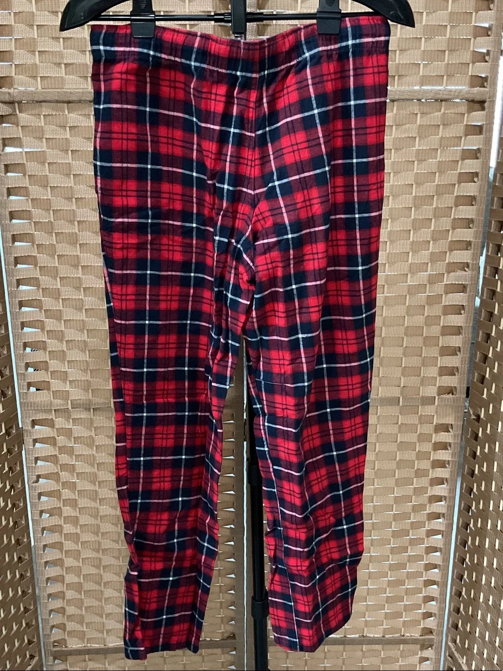 J. Crew Red and Navy Plaid Flannel Pajama Pants